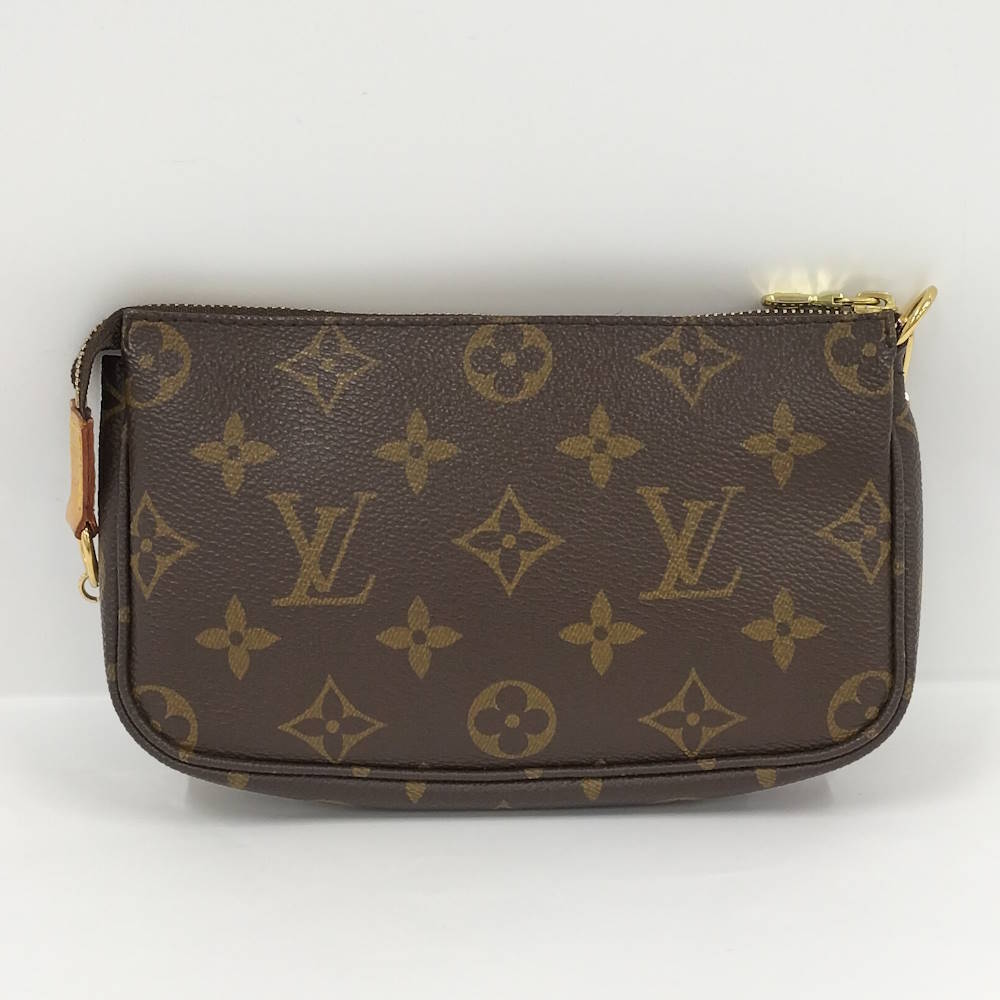 Louis Vuitton Accessoires Pochette Clutch Accessory Monogram Pouch Brown